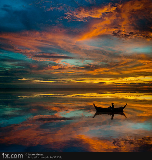 Sunset in Thailand